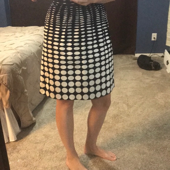 J. Crew Dresses & Skirts - J Crew Navy and White Skirt